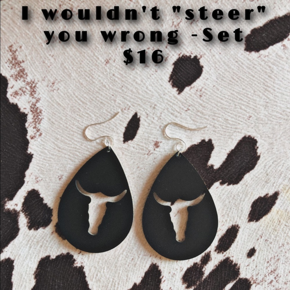 Steer Earrings